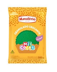 Granulado Crocante Verde Mil Cores Mavalerio 500g