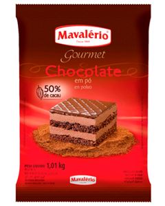 Chocolate Em Pó 50% Cacau Mavalerio 1,01kg