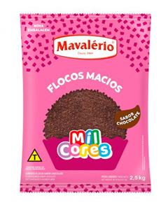 Flocos Macios Sabor Chocolate Mavalerio 2,5kg