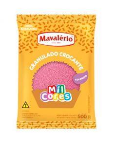 Granulado Crocante Rosa Mil Cores Mavalerio 500g