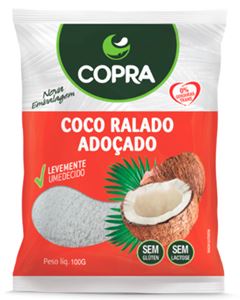 Coco Flocado Úmido Adoçado Copra 1kg