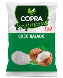 Coco Ralado Médio Úmido Adoçado Copra 1kg