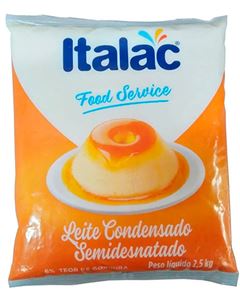 Leite Condensado Semidesnatado Italac Bag 2,5kg