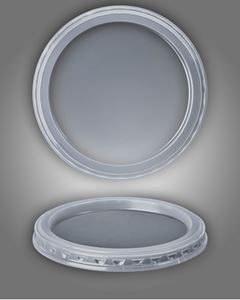 Tampa Transparente Sem Furo PP TST-200 Copobras 200ml 50 Unidades