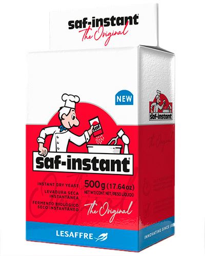 Fermento Biologico Seco Vermelho Massa Salgada Saf Instant 500g