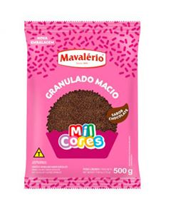 Granulado Macia Sabor Chocolate Mil Cores Mavalerio 500g