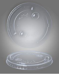 Tampa Transparente Sem Furo PP TPT-550 Copobras 500ml 50 Unidades