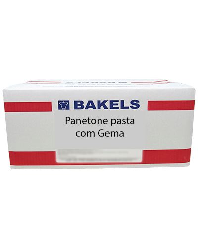 Panetone Pasta Com Gema Bakels Caixa 10kg