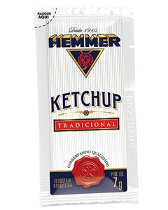 Ketchup Tradicional Hemmer Sache 190x7g