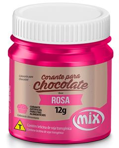 Corante Para Chocolate Rosa Mix 12g