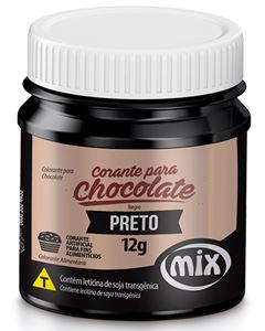 Corante Para Chocolate Preto Mix 12g