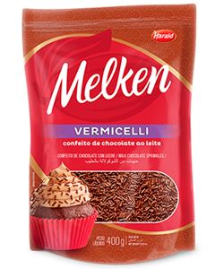 Chocolate Granulado Melken Vermicelli Ao Leite Harald 400g