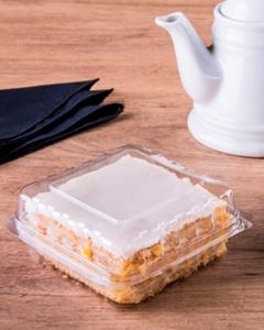 Embalagem Um Doce Quadrado Com Tapa Articulada G 655 Galvanotek 300ml 150 Unidades
