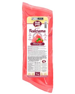 Recheio Cremoso Morango Festcreme 1kg