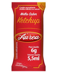 Molho Sabor Ketchup Aurea Sache 189x6g