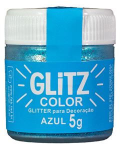 Glitter Para Decoração Azul Fab 5g