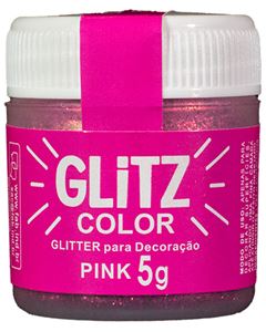 Glitter Para Decoração Pink Fab 5g