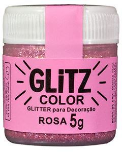 Glitter Para Decoração Rosa Fab 5g