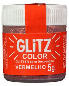 Glitter Para Decoração Vermelho Fab 5g