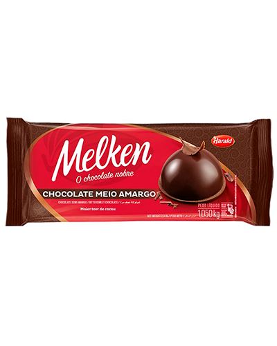 Chocolate Meio Amargo Melken Harald 1,050kg