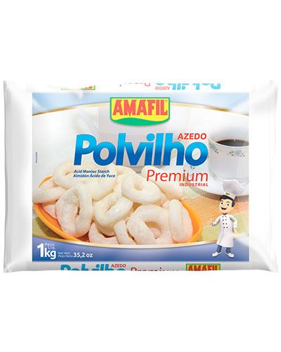 Polvilho Azedo Premium Amafil pacote 1kg