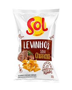 Biscoito Salgado Sol Levinho Sabor Churrasco 50