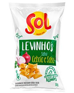Biscoito Salgado Sol Levinho Sabor Cebola e Salsa 50g