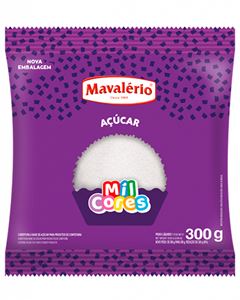 Açúcar Colorido Branco Mil Cores Mavalerio 300g