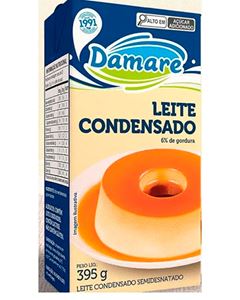 Leite Condensado Semidesnatado Damare 395 gramas