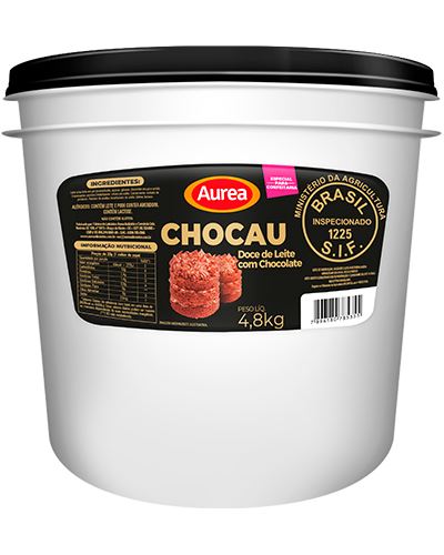 Doce De Leite Com Chocolate Chocau Aurea 4,8kg