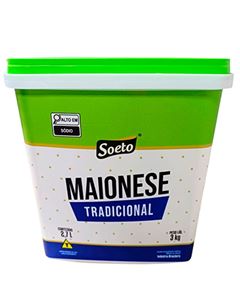 Maionese Tradicional Soeto 3kg