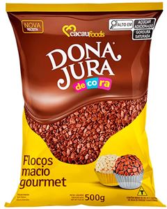 Flocos Macio Sabor Chocolate Dona Jura 500g