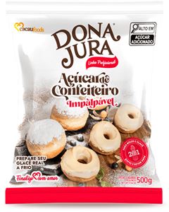 Açúcar Confeiteiro Impalpável Dona Jura 500g