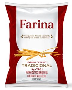 Farinha de Trigo Tipo 1 Farina 1kg