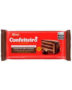 Cobertura Chocolate Meio Amargo Confeiteiro Harald 500gr