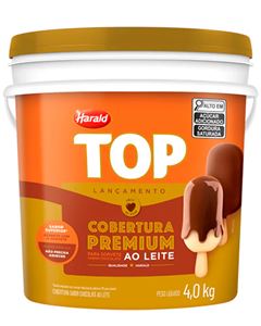 Cobertura Soft Premium Chocolate Ao Leite Top Harald 4kg