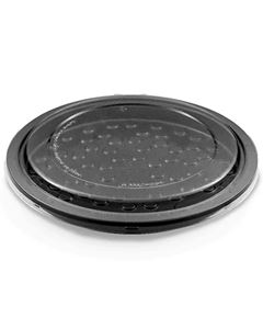 Embalagem Forneável Bandeja Para Pizza Preta G 223 Galvanotek 50 Unidades