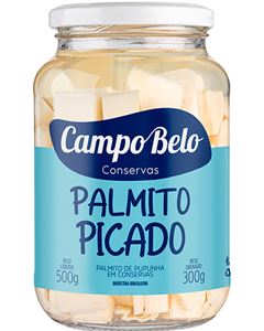 Palmito Pupunha Picado Campo Belo 300g