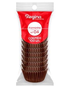 Forminha de Papel Nº 4 Marrom  Regina 1.200 Unidades