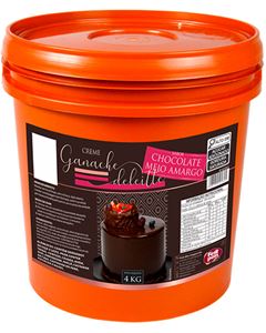 Ganache Chocolate Meio Amargo Dleite Festpan Balde 4kg