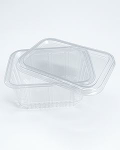 Pote Com Tampa PP Retangular KIT-250 Copobras 250ml 20 Unidades