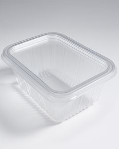 Pote Com Tampa PP Retangular KIT-500 Copobras 500ml 20 Unidades