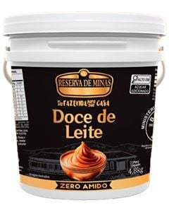 Doce de Leite Sem Amido  Reserva de Minas  4,8kg