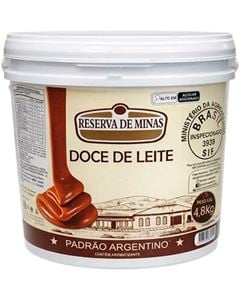 Doce de Leite Tradicional Argentino Reserva de Minas  4,8kg