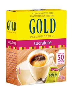 Adoçante Pó Sucralose Gold  Caixa 1000x400mg